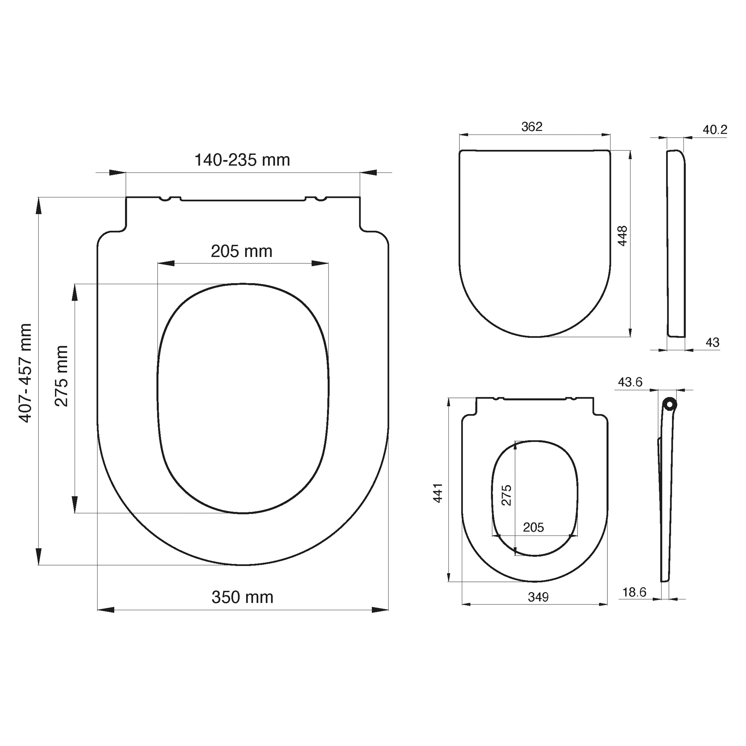 Eindeloos Echt zelfmoord Tiger - Tiger Memphis Toiletbril met deksel Duroplast Wit