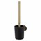 Toilet brush & holder  Stainless steel brushed Brass brushed black VRIJSTAAND