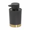 Freestanding soapdispenser  Brass brushed black VRIJSTAAND
