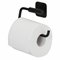 Toiletrolhouder Zwart PLUS