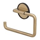 Toilet roll holder Brass brushed black VRIJSTAAND