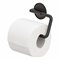 Toilet roll holder Black metal brushed black VRIJSTAAND PLUS