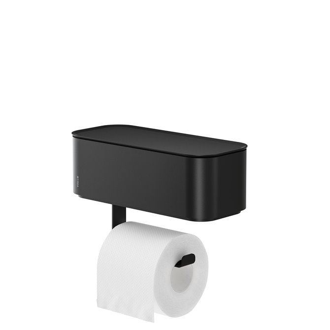 Porte Rouleau Papier Toilette Noir