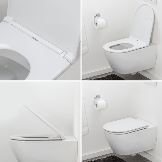 White toilet deals seats